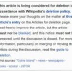Your Wikipedia Article Is Up For Deletion. What Do You Do?